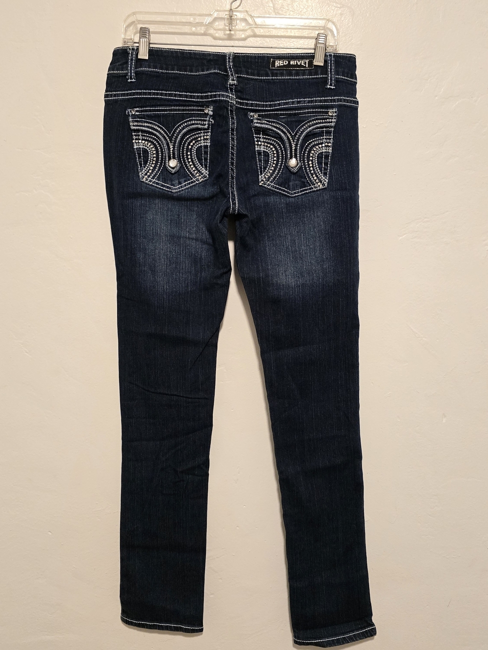 Red Rivet - Low Rise Skinny Jeans - Picture 7 of 11